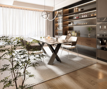 Modern Dining Room-ID:819345006