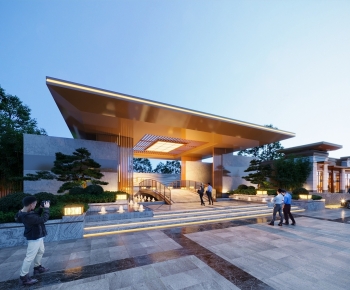 Modern Appearance Of Commercial Building-ID:837061882