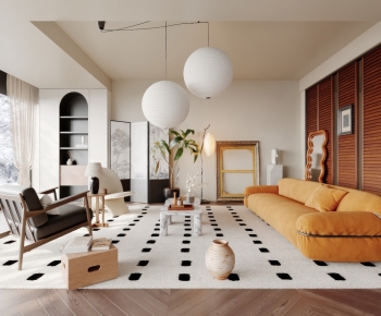 Modern A Living Room-ID:423371081