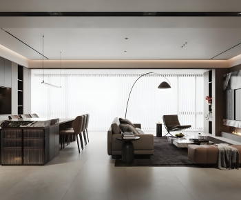 Modern A Living Room-ID:492496971