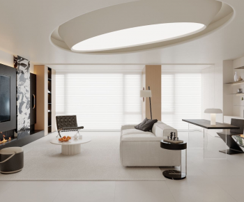 Modern A Living Room-ID:717943915