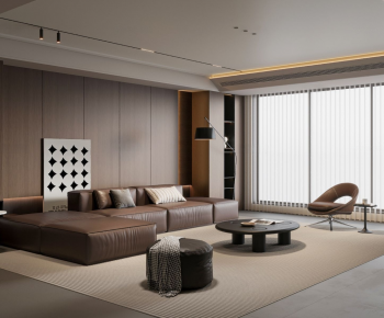 Modern A Living Room-ID:602220065