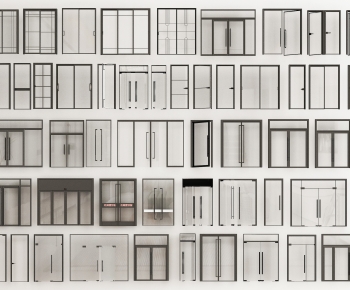 Modern Double Door-ID:490293981