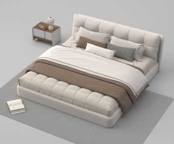 Modern Double Bed-ID:361394882