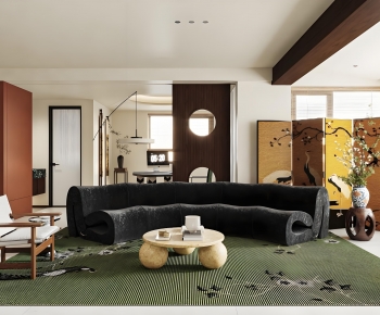 Modern A Living Room-ID:507406954