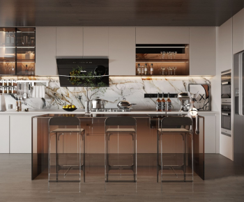 Modern Open Kitchen-ID:225703959