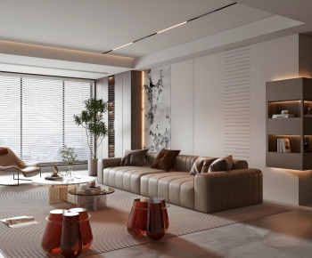 Modern A Living Room-ID:835882904