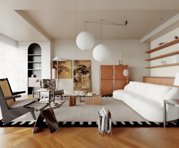 Modern A Living Room-ID:663692006