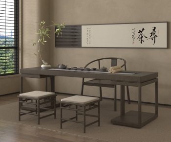 New Chinese Style Tea Tables And Chairs-ID:123354912