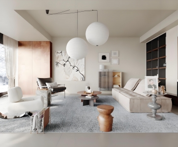 Modern A Living Room-ID:288018941