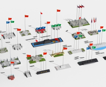 Modern Building Component-ID:625789222