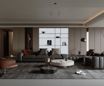 Modern A Living Room-ID:163760238