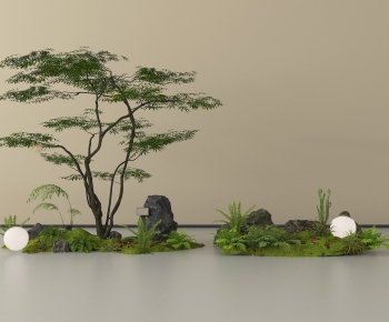 New Chinese Style Plant Landscaping-ID:414067983