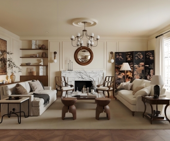 American Style A Living Room-ID:954113966