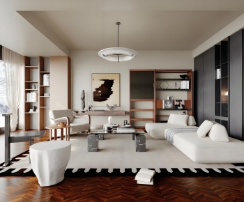 Modern A Living Room-ID:256638054