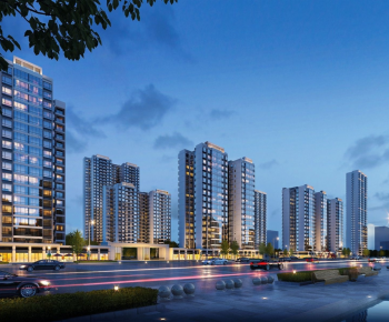 Modern Residential Building-ID:767829496