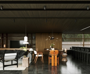 Modern A Living Room-ID:497051956