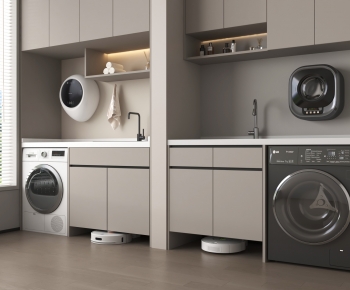 Modern Laundry Cabinet-ID:527041025