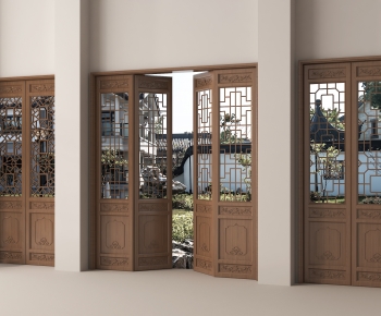 Chinese Style Door-ID:529026995