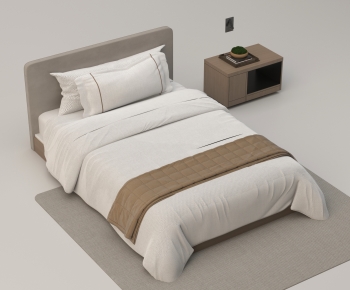 Modern Single Bed-ID:249890093