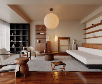 Modern A Living Room-ID:912412886