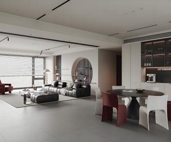 Modern A Living Room-ID:821355102