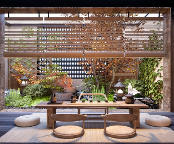 Japanese Style Tea House-ID:628066064