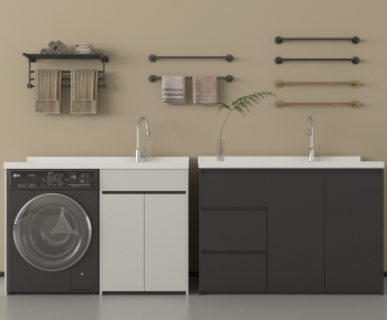 Modern Laundry Cabinet-ID:731019977