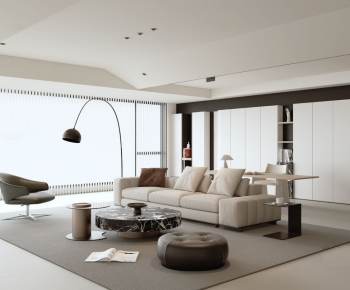 Modern A Living Room-ID:466753011