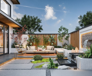 Modern Courtyard/landscape-ID:849646099