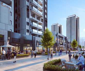 Modern Commercial Street-ID:151866917