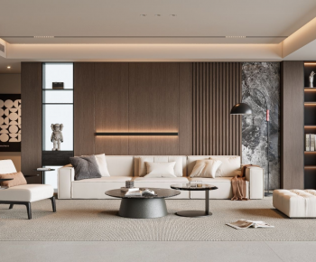Modern A Living Room-ID:401892909