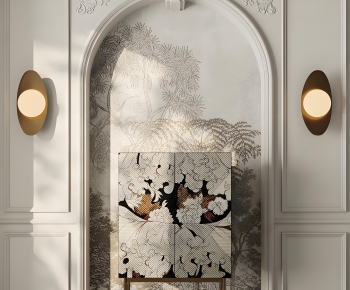 French Style Decorative Cabinet-ID:918448933