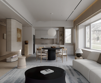 Modern A Living Room-ID:513250897