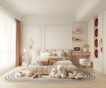 French Style Girl's Room Daughter's Room-ID:611358887