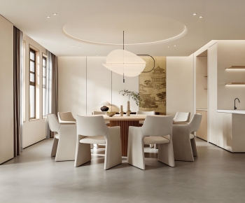 New Chinese Style Dining Room-ID:417594914