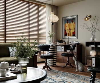 Modern A Living Room-ID:208817964