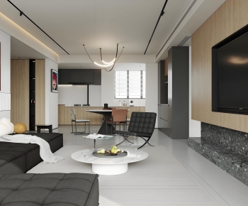 Modern A Living Room-ID:919302943