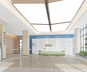 Modern Hospital Hall-ID:470061067