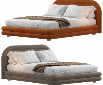 Modern Double Bed-ID:943437108