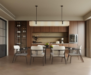 New Chinese Style Dining Room-ID:444641181