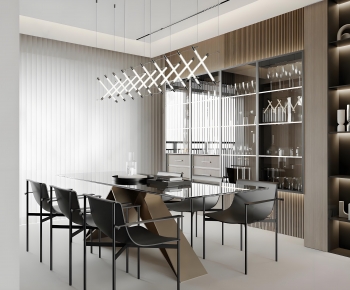 Modern Dining Room-ID:756330595