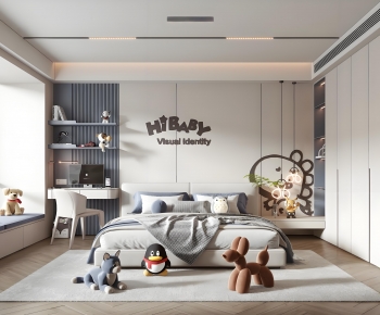 Modern Boy's Room And Son's Room-ID:515897995