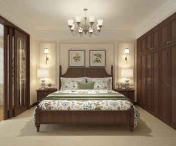 American Style Bedroom-ID:826411015