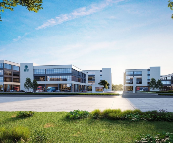 Modern Industrial Building-ID:409064052