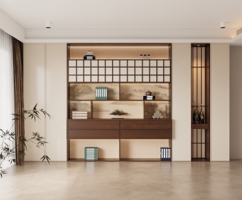 New Chinese Style Bookcase-ID:188384067