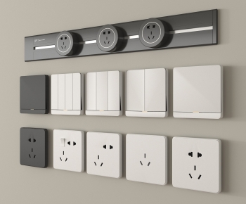 Modern Switch Socket Panel-ID:523746012