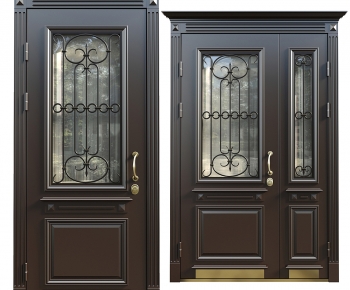 American Style Entrance Door-ID:685022123