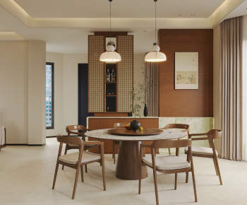 New Chinese Style Dining Room-ID:895441066
