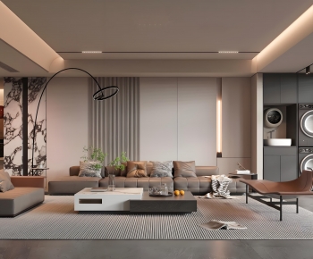Modern A Living Room-ID:882245069
